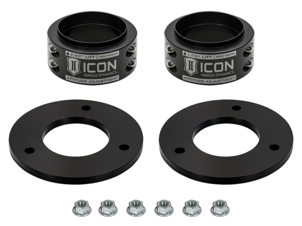 IVD6135B 0.5-2.50 in. AAC Leveling Kit for 2021-2023 Ford Raptor