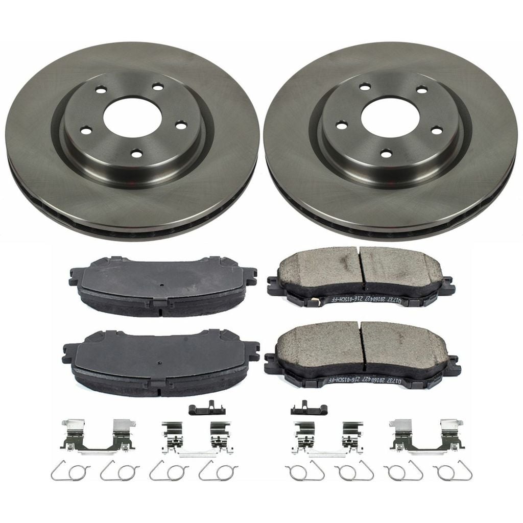 PowerStop KOE7036 Front Auto Specialty Brake Kit for 2014-2019 Nissan Rogue