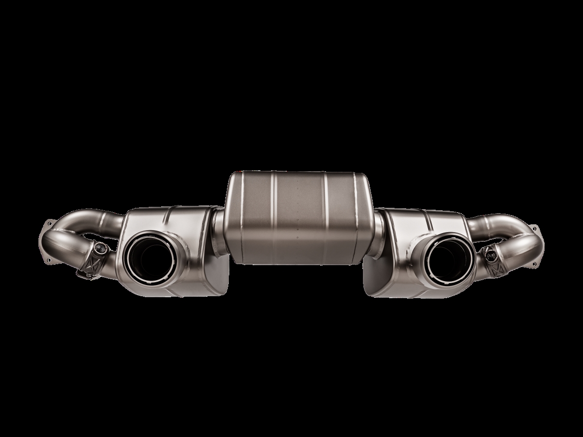 S-PO-TI-24 Slip-On Race Line for 2022 Plus Porsche 718 Cayman GT4 RS, Titanium