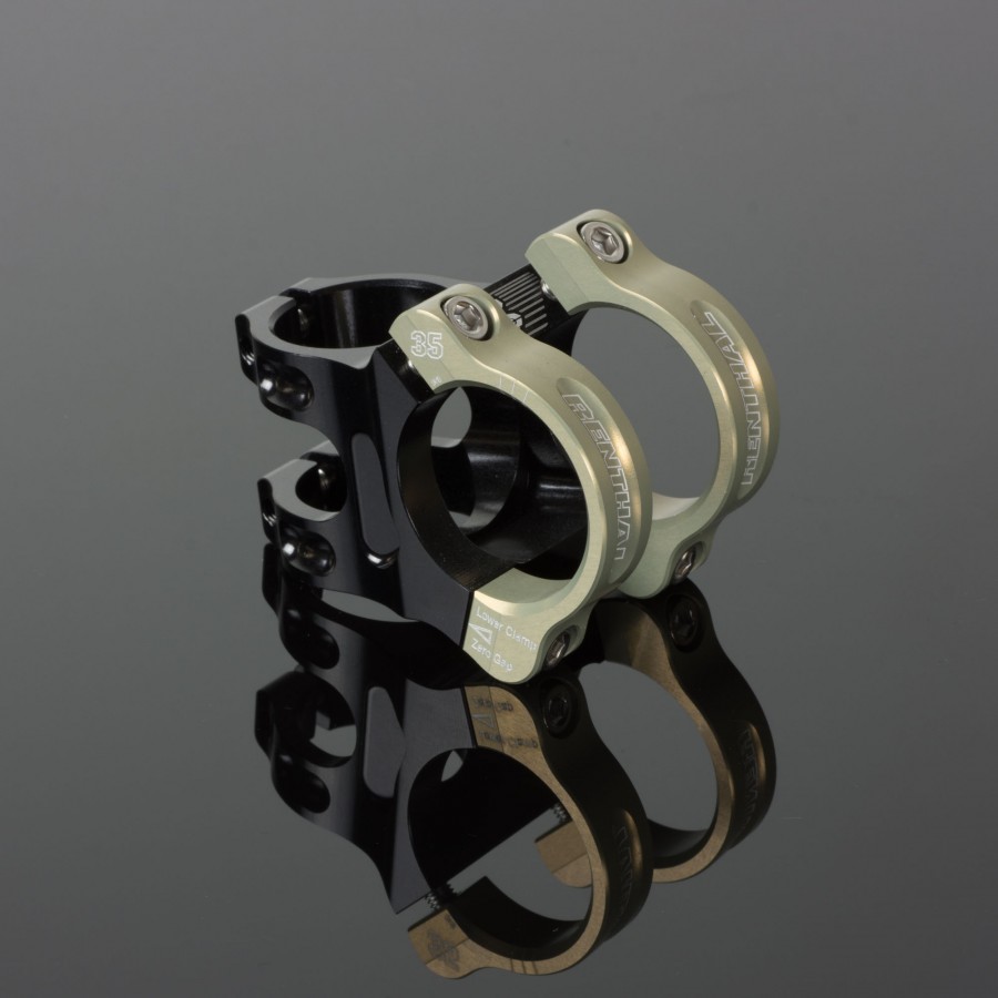Renthal Apex 35 Stem in Black / Gold - Size: 40mm