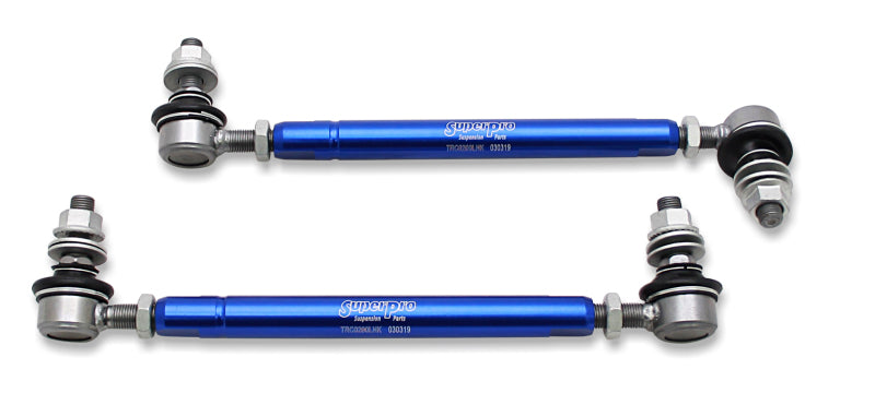 TRC12200 12 mm Studs Front Hd Adjustable End Link Set for 2001 Toyota Highlander Limited - 254-305 mm