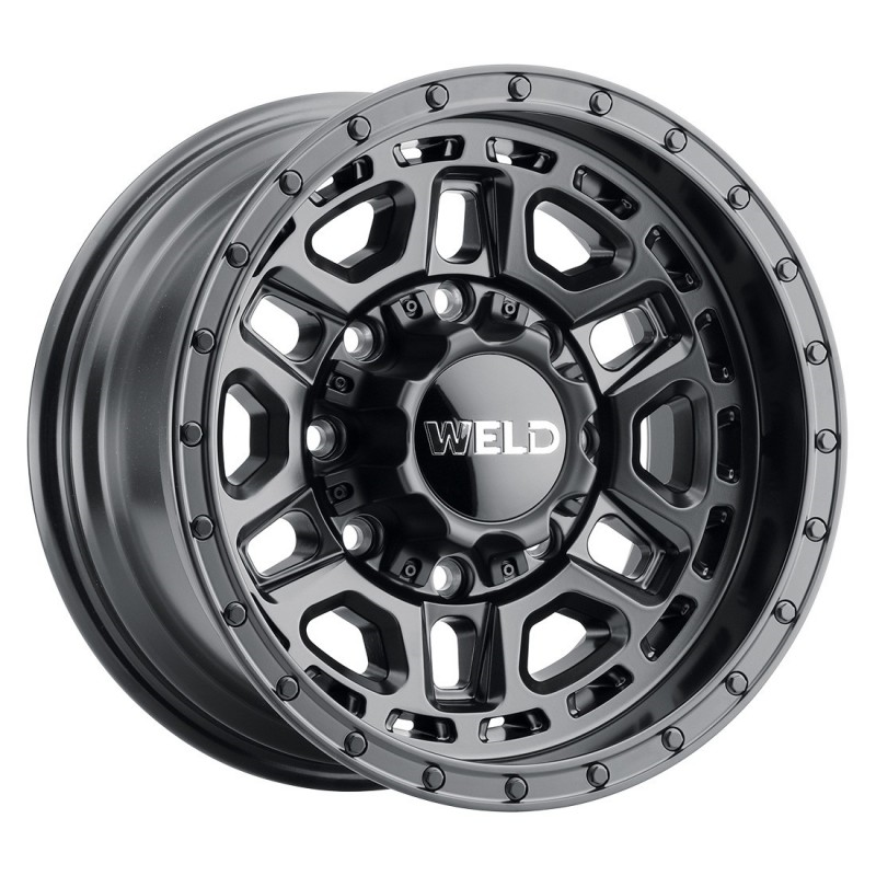 20 x 9 in. 6 x 135 mm & 6 x 139.7 mm Bolt Pattern 19 mm Offset 5.75 in. Backspacing Off-Road W119 Crux Wheel, Satin Black - 106.1 mm Center Bore -  Weld, W11909098575