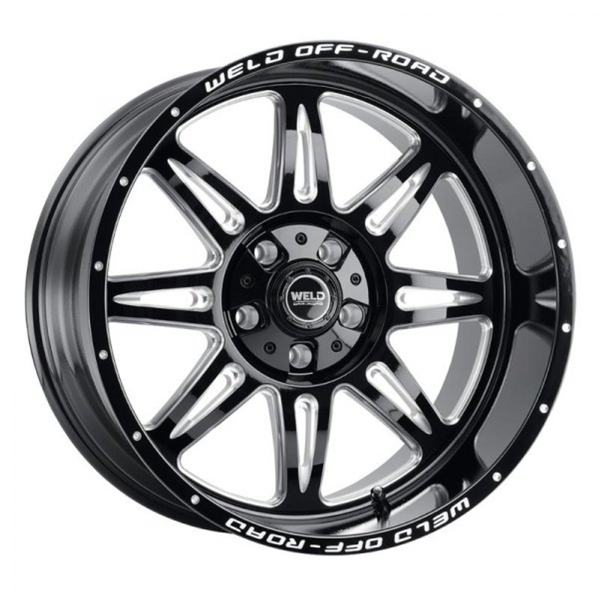W13200098475 20 x 10 in. 6 x 135 mm Bolt Pattern 4.75 in. Backspacing Cheyenne W132 Series Wheel, Gloss Black - 106.1 mm Center Bore