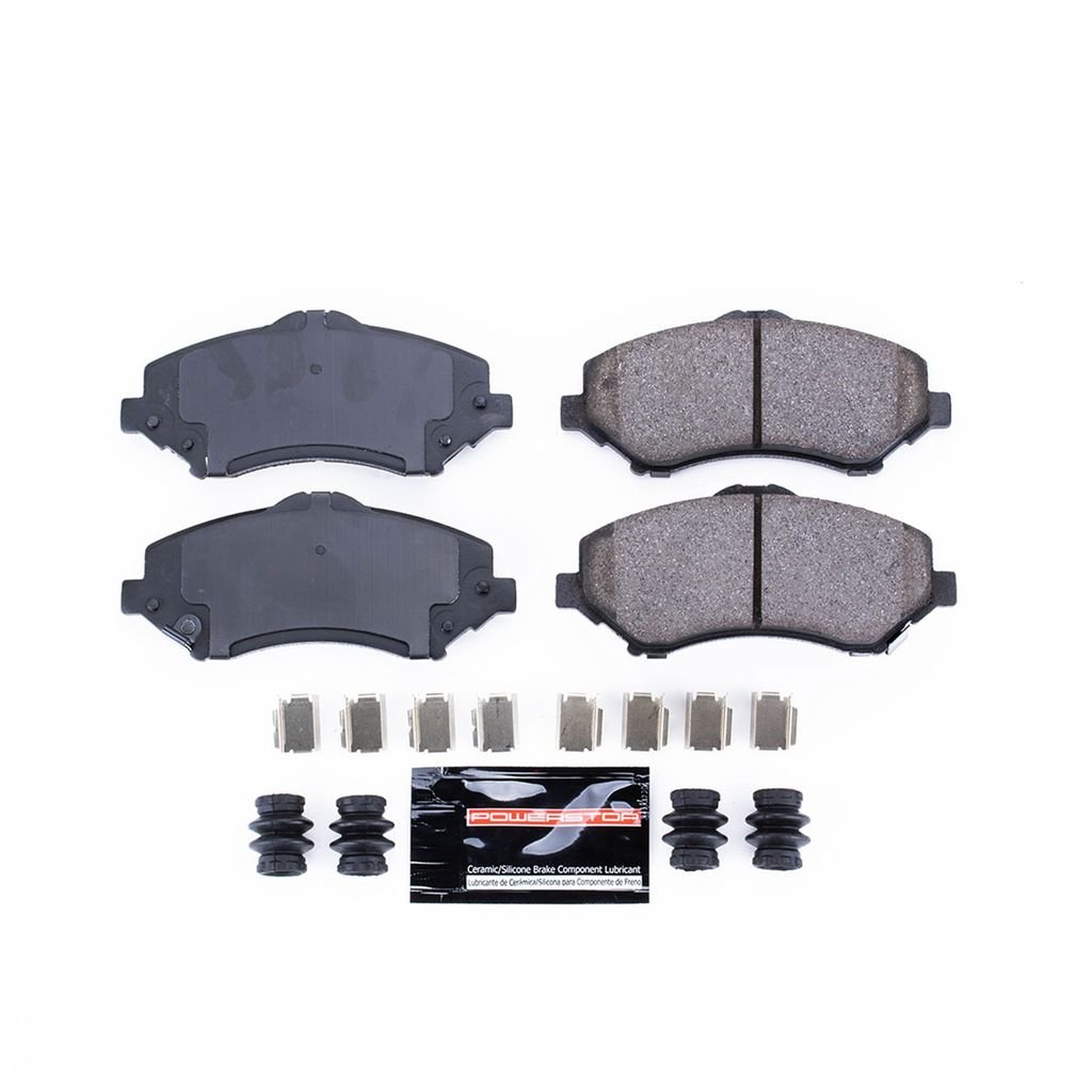 PowerStop Z23-1273 Front Z23 Evolution Sport Brake Pads with Hardware for 2008-2016 Chrysler Town & Country
