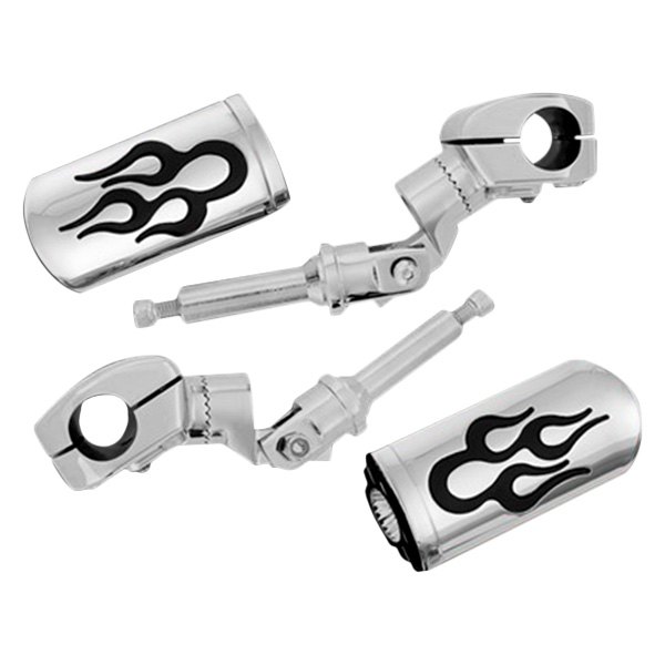 21-355P Flame Highway Mount Pegs for 2018-2021 Honda GL1800 Gold Wing -  Show Chrome