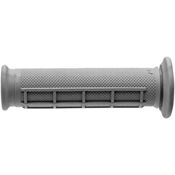 Renthal ATV Half-Waffle Grips - Thumb Throttle - Grey, Soft