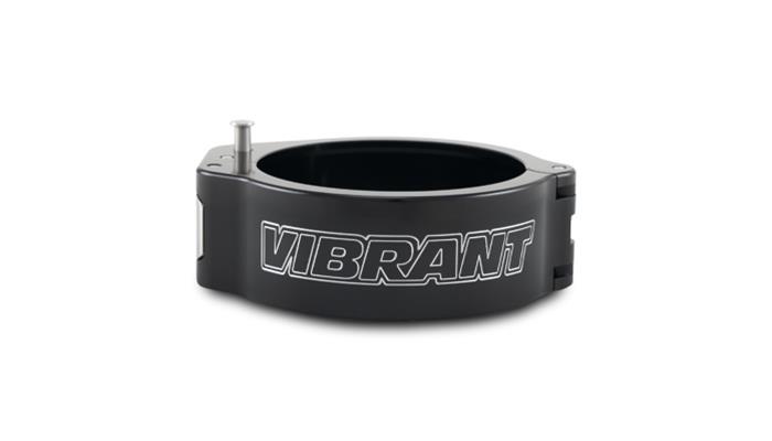 32535 2.5 in. OD Aluminized HD 2.0 Clamp, Anodized Black