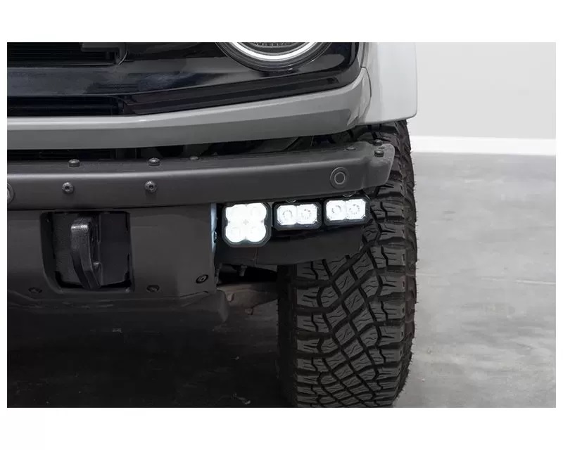 DD7181 Yellow Pro Stage Series Fog Pocket Kit for 2021 Ford Bronco