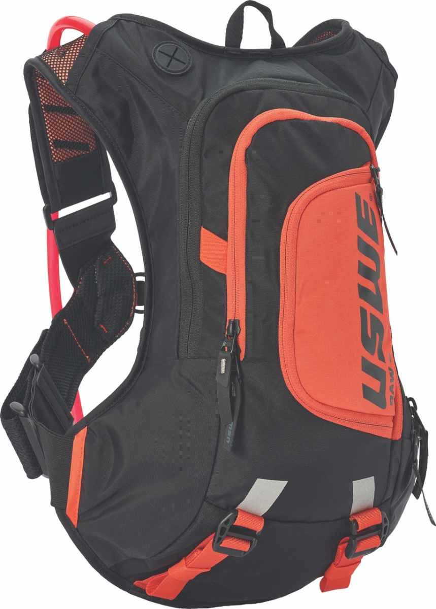 2083438 8 Liter Moto Hydro Hydration Pack - Black & Factory Orange