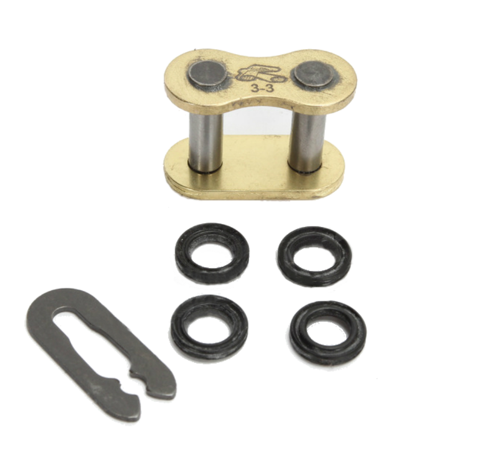 Renthal 520 R3-3 SRS Master Link - Gold, Clip
