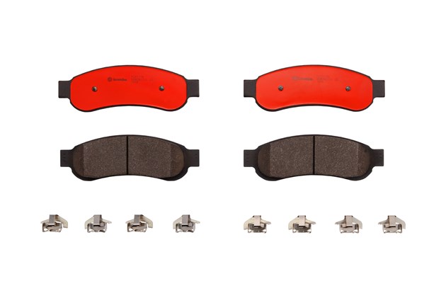 Rear NAO Ceramic Brake Pads - 19 mm - Compatible with Ford Super Duty