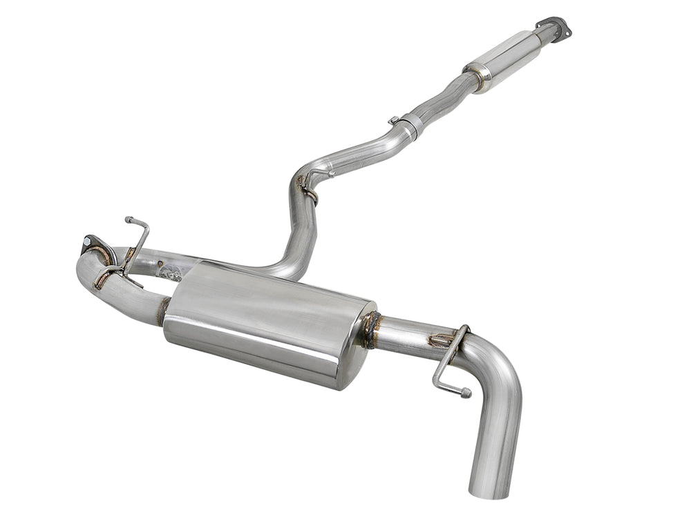 aFe 49-36803 2.5 in. 304 Stainless Steel Cat-Back Exhaust System Subaru Crosstrek 18-19 H4-2.0L for 2018 Subaru Crosstrek Premium