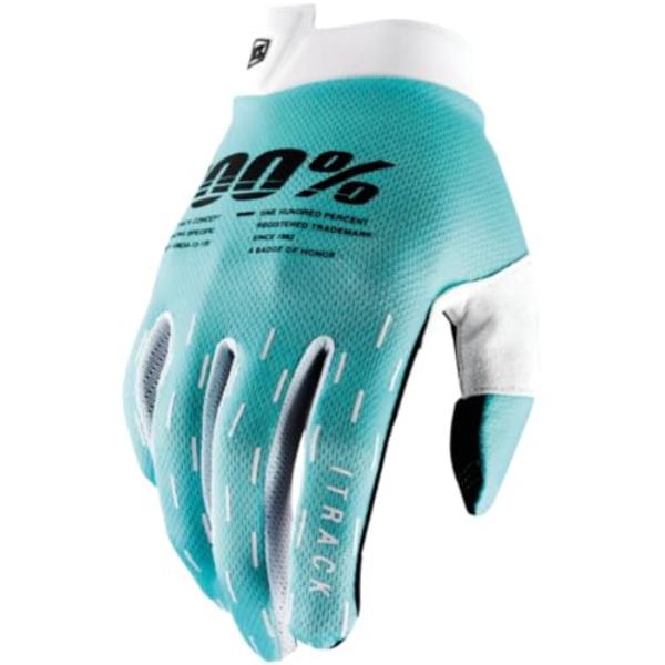 Picture of 100 Percent 10015-481-13 Itrack Glove&#44; Aqua - Extra Large
