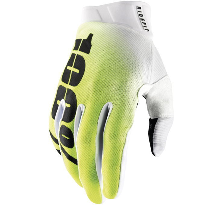 Picture of 100 Percent 10014-479-13 Ridefit Gloves&#44; Korp Yellow - Extra Large