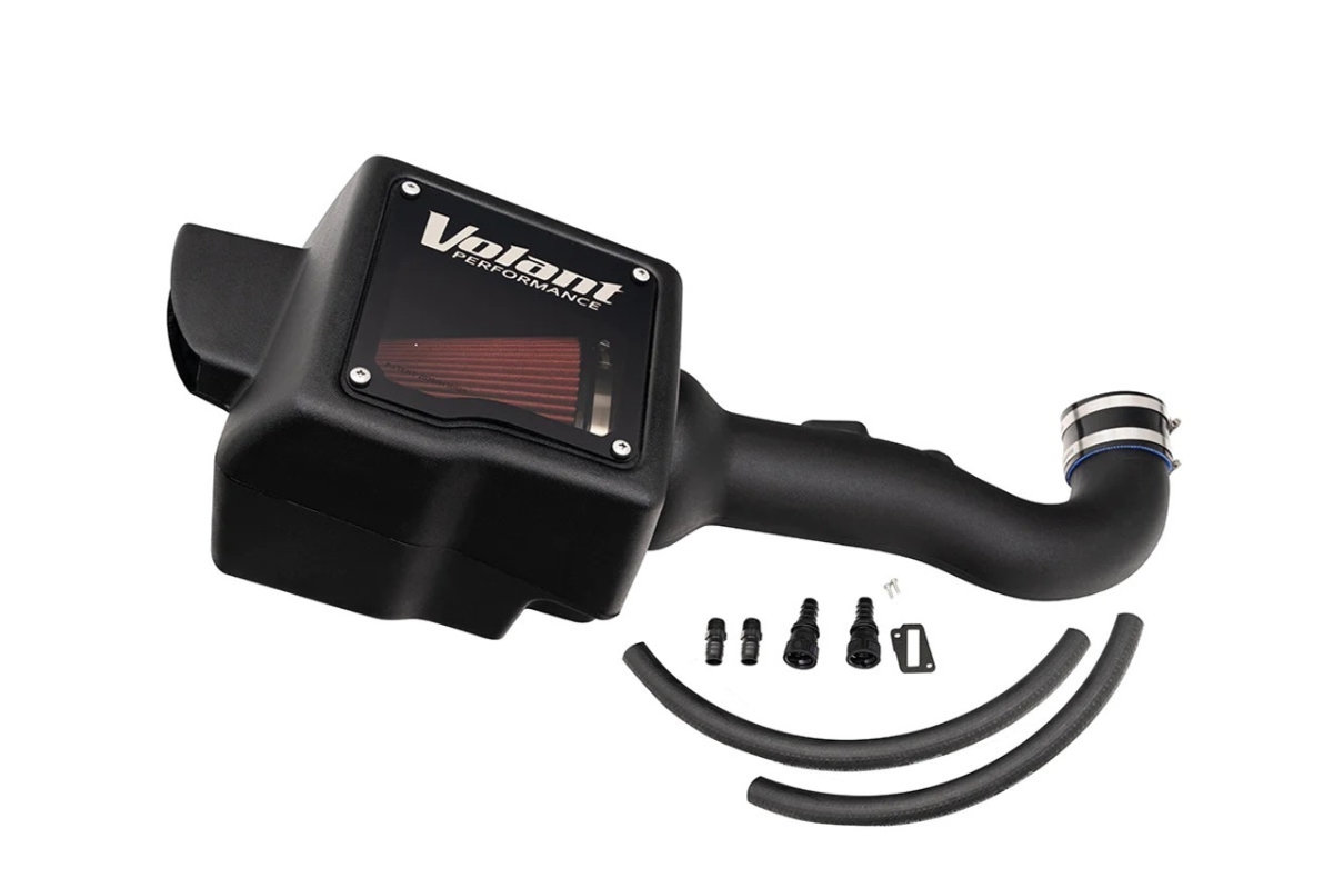15553D-1 DryTech Closed Box Air Intake System for 2014-2018 Chevrolet Silverado 1500 5.3L V8, Black