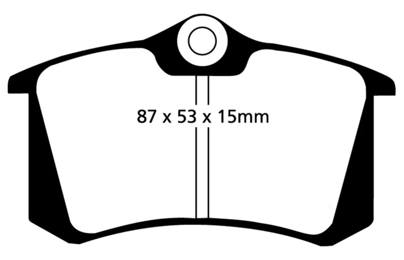 DP5680NDX Bluestuff Rear Brake Pads for 2004-2006 Audi TT Quattro 3.2