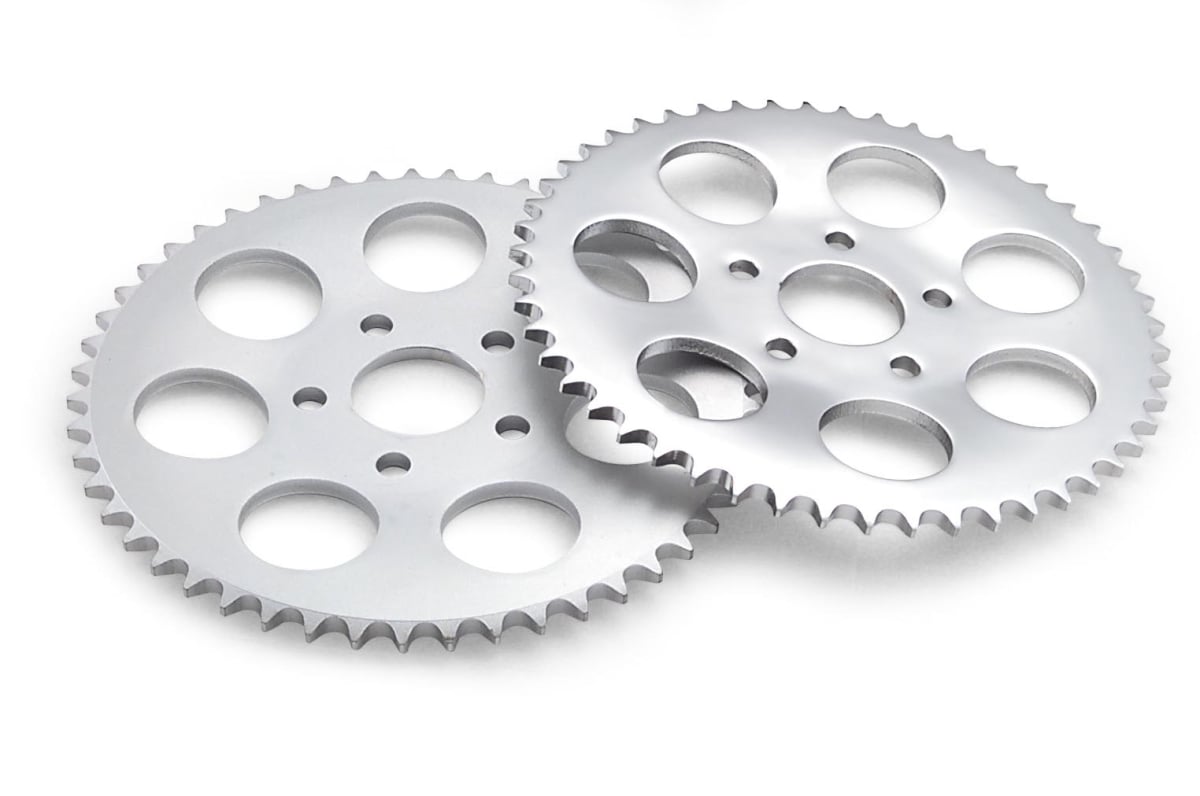 490971 Chrome Disc Brakc Rear Sprocket for 1990 Harley Davidson XLH883