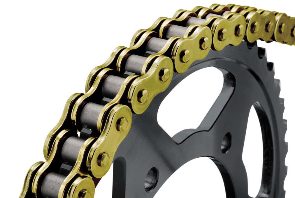 197658 520H x 110 in. Precision Roller Chains, Gold