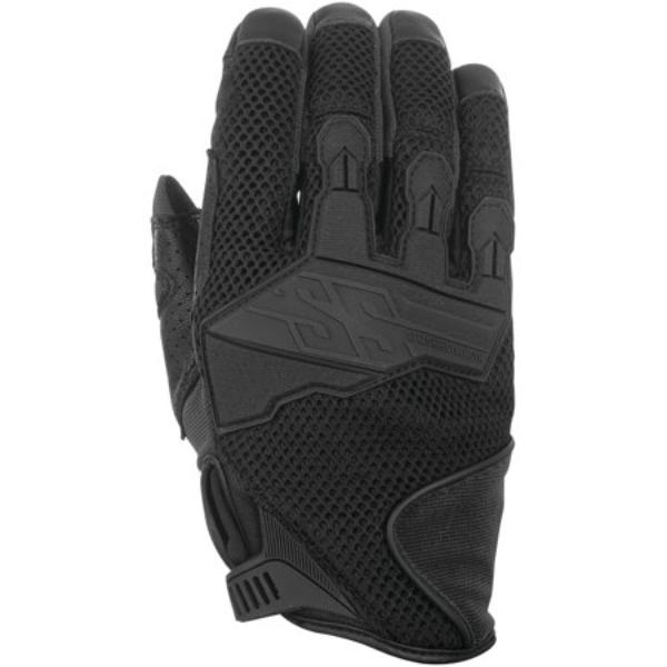 892339 Lightspeed Mesh Mens Textile Motorcycle Gloves, Black - 2XL