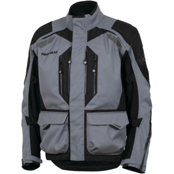 525865 Kathmandu 2.0 Mens Motorcycle Jacket, Gray & Black - 2XL
