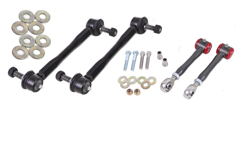 ELK015H Black Hammertone Front & Rear Sway Bar End Link Kit for 2016-2017 6th Gen Camaro