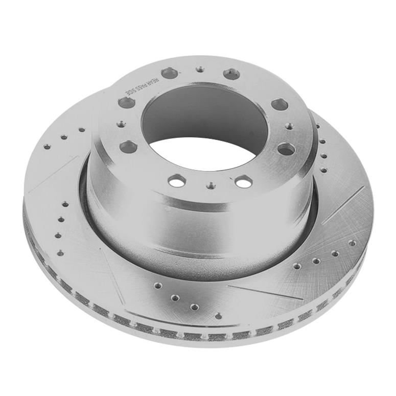 PowerStop AR83067XR Rear Right Evolution Drilled & Slotted Rotor for 2013-2022 Ram 3500
