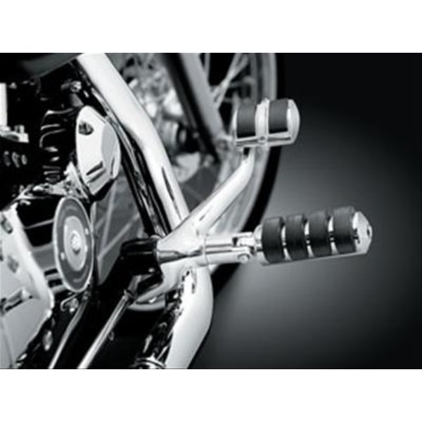 8022 Chrome Plated Shift & Brake Pedal Pad Cover for 2014-2017 Harley-Davidson Dyna Fat Bob FXDF