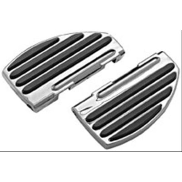 7906 ISO Chrome Passenger Floorboards for 2008-2011 Harley-Davidson Cross Bones FLSTSB
