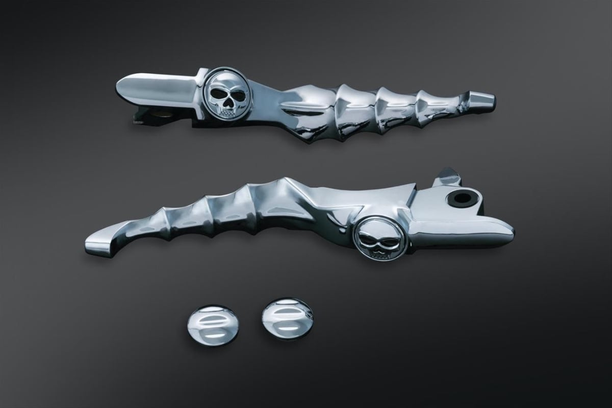 1721 Chrome Zombie Levers for 2014 Kawasaki Ninja 300