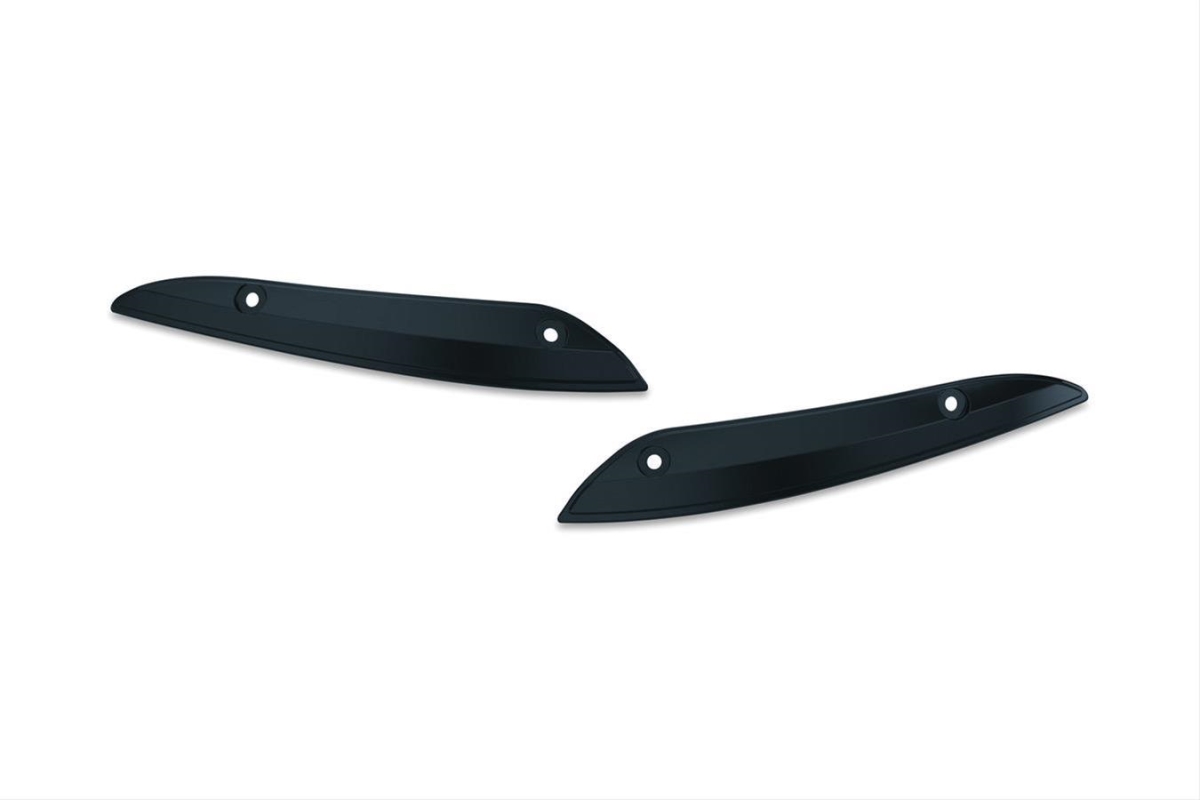 2633 Black Windshield Side Trims for 1996-2013 FLH & FLT Models
