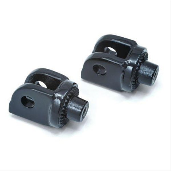 8869 Gloss Black Splined Tapered Peg Adapter for Honda & Yamaha