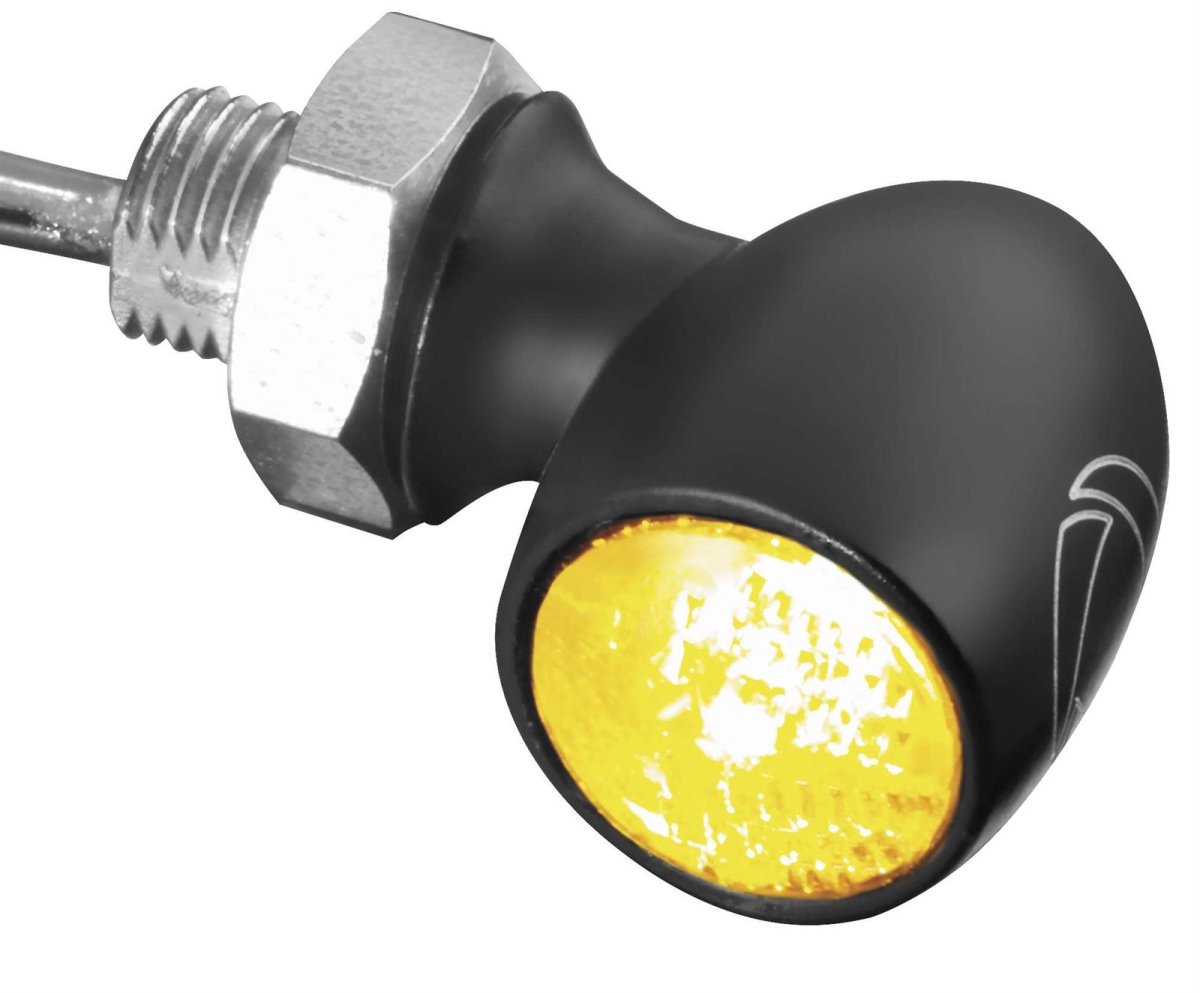 2535 Amber & Satin Black Kellerman Atto Collection Turn Signals