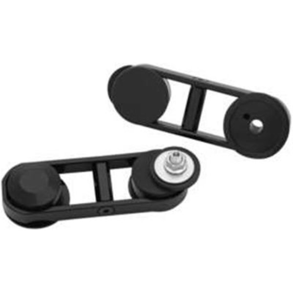 6575 Black Adjustable Mirror Relocators for 2014-2021 Harley-Davidson Street Glide FLHX