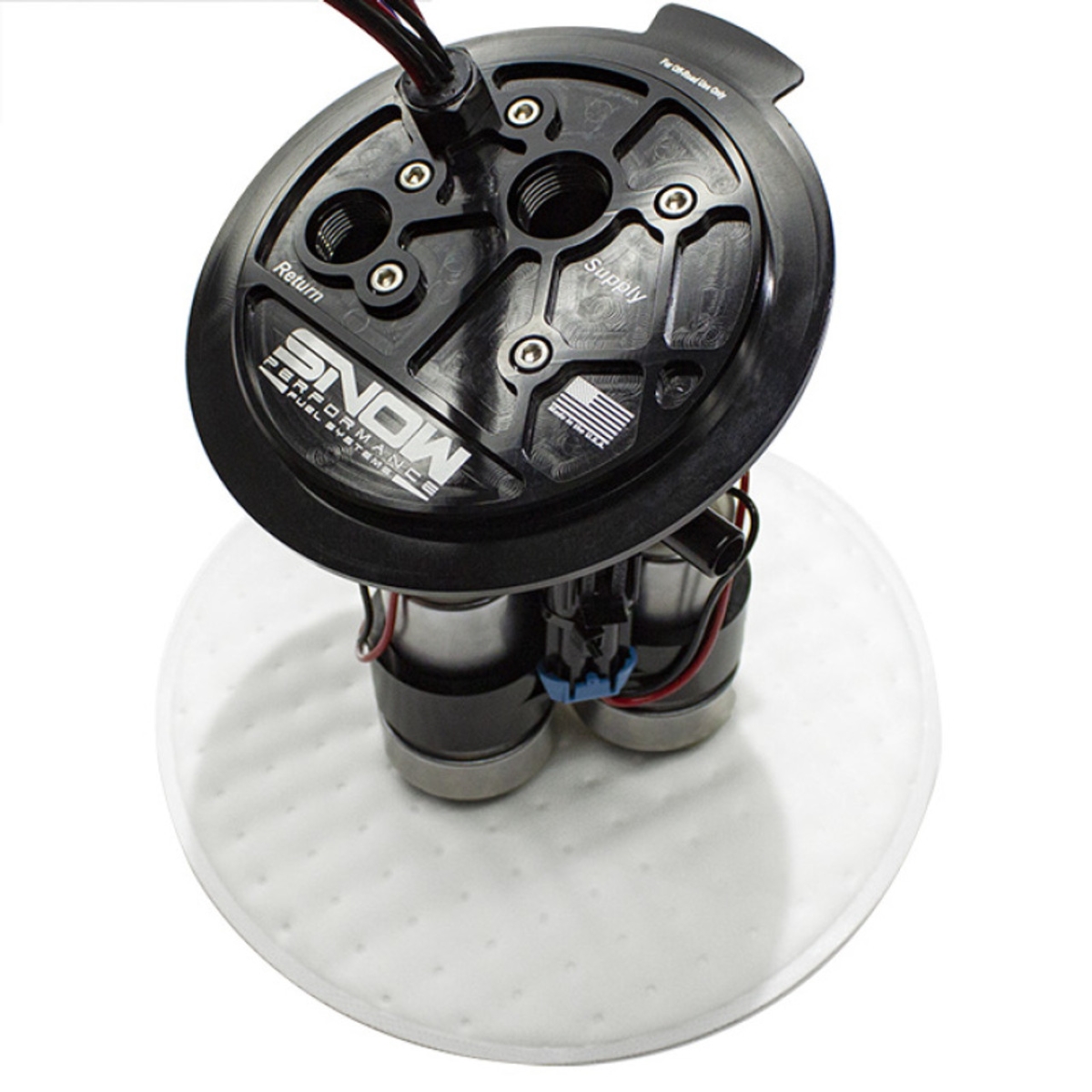 SNF-52400H High Output Fuel Hat with Triple Pump for 2015-Up Dodge Hellcat, Demon & Redeye