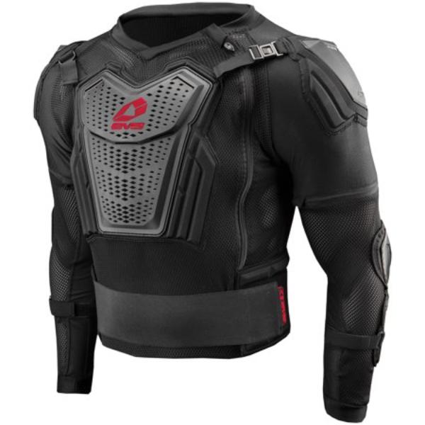 CS20-BKR-YM Youth Comp Suit, Black & Red - Medium