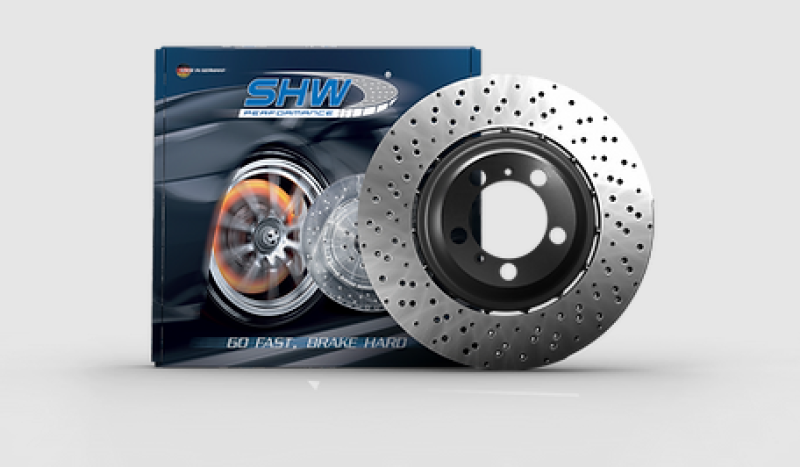 BFL42841 Left Front Drilled Lightweight Brake Rotor for 2001-2006 BMW M3 3.2L