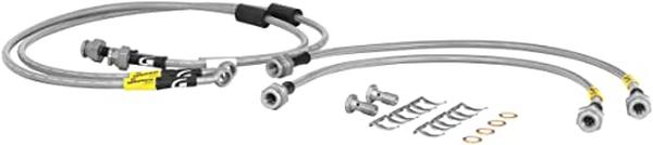 Stainless Steel Brake Line Kit - Silver - Compatible with 2017-2019 Polaris RZR 570 - Enhanced Performance