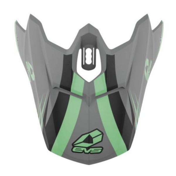H16T3W-VSMGYGNBK T3 Works Visor - Matte Gray, Green & Black