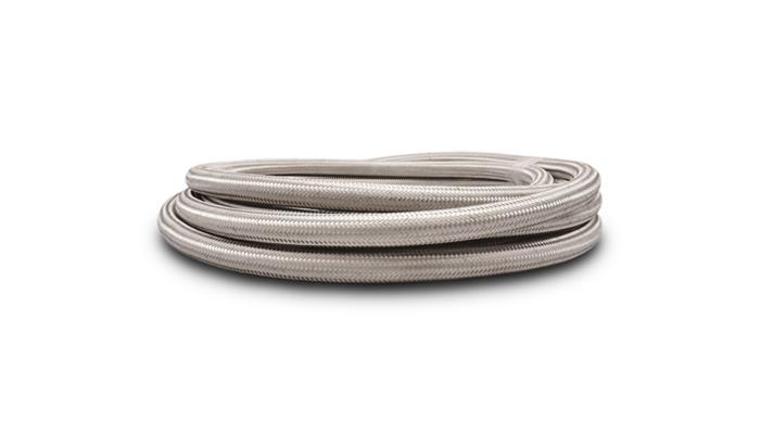 18413 10 ft. 3AN Stainless Steel Braided Flex Hose with PTFE Liner