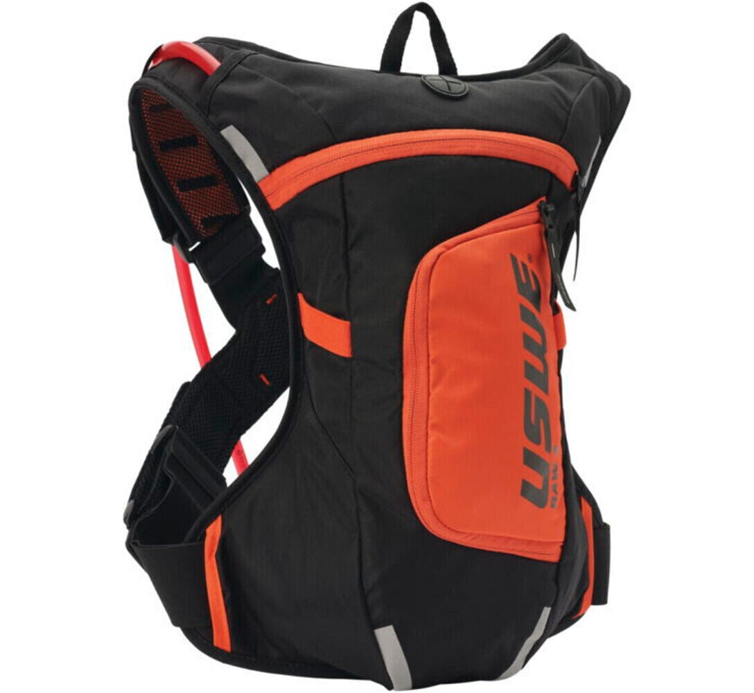 2043438 4L Moto Hydro Hydration Pack - Black & Factory Orange