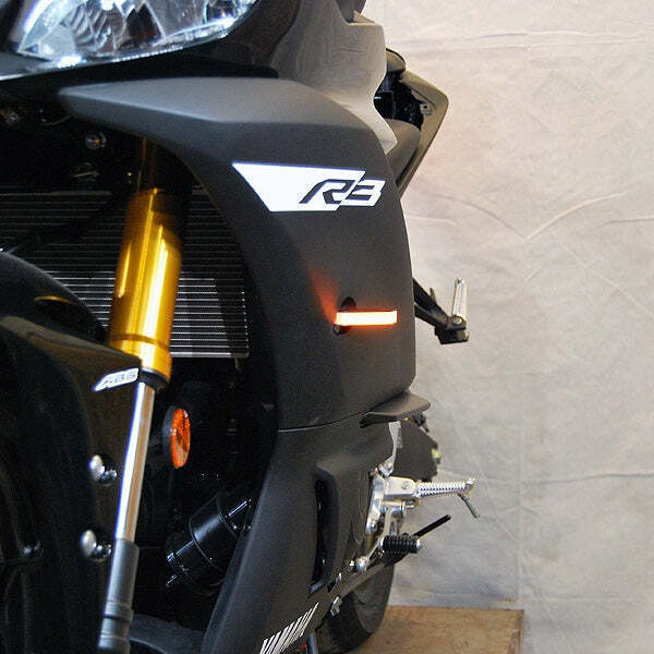 Rage Cycles R3-FB Front Turn Signals for 2019-2024 Yamaha YZF-R3