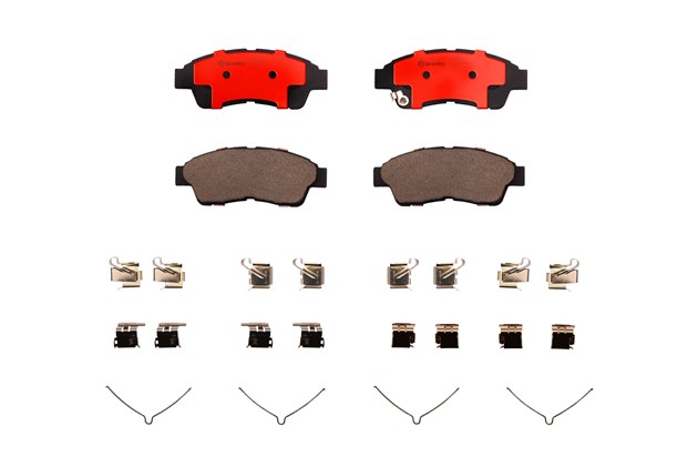18 mm Front Premium NAO Ceramic OE Equivalent Pad for 1992-1993 Lexus ES300, 1991-2000 Camry & 1993-1997 Corolla