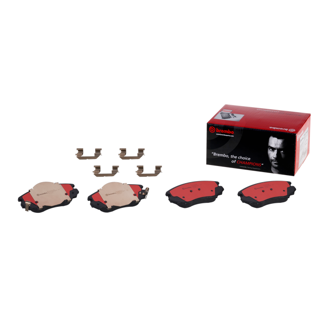 P59054N 19 mm Front Premium NAO Ceramic OE Equivalent Pad for 2016-2019 Buick Cascada