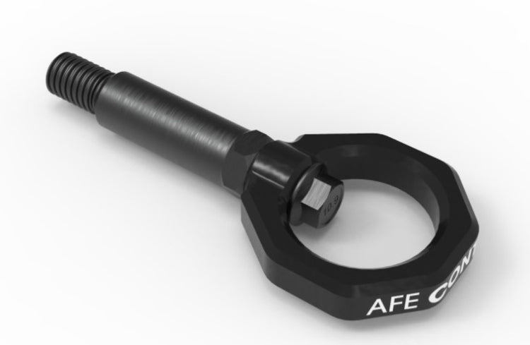 aFe 450-502001-B Control Front Tow Hook for 2012 BMW F-Chassis, Black