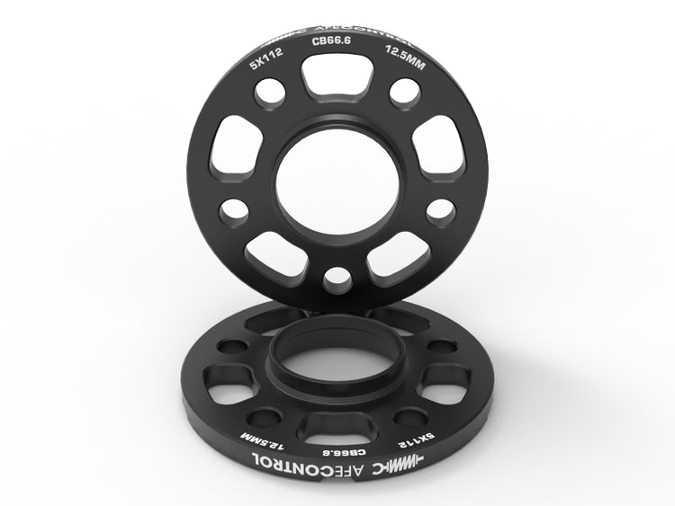 aFe 610-721001-B 5 x 112 in., CB66.6 12.5 mm Control Billet Aluminum Wheel Spacers for 2011 Toyota GR Supra