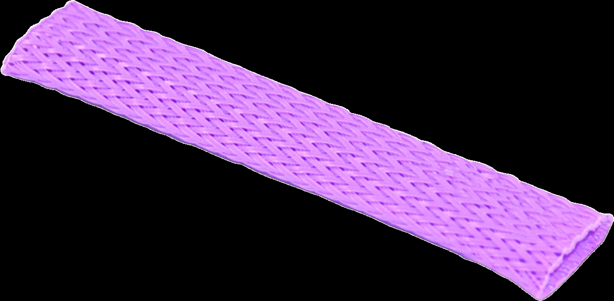 NBFS-VI 0.38 in. ID x 10 ft. Braided Flex Sleeving Section - Violet