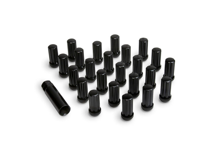 14 x 1.5 in. - 24 Lug Nuts with Key Alloys Lug Nut Kit - Black