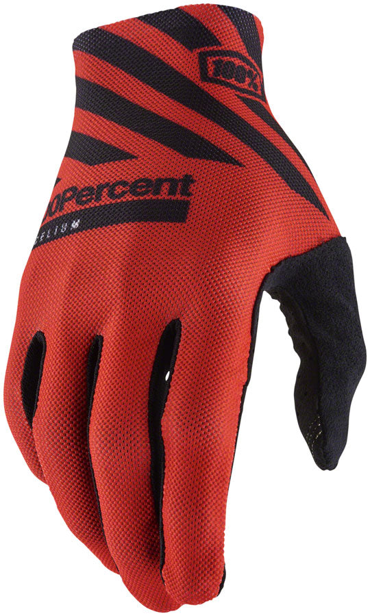 Picture of 100 Percent 10007-00016 Racer Celium Gloves&#44; Red - Medium