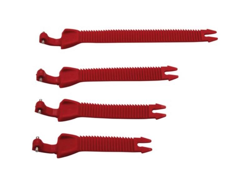 Youth AR1 Strap Kit Boot, Red