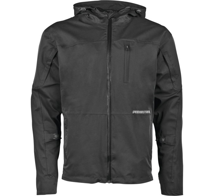 889506 Mens Fame & Fortune Textile Jacket, Black - Small
